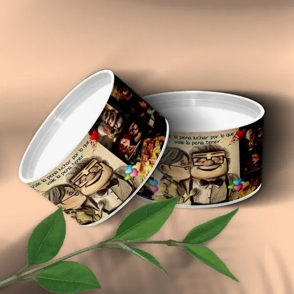 Tubo Lata - Up Altas Aventuras Personalizada - feito à mão por Mi Papelaria Criativa