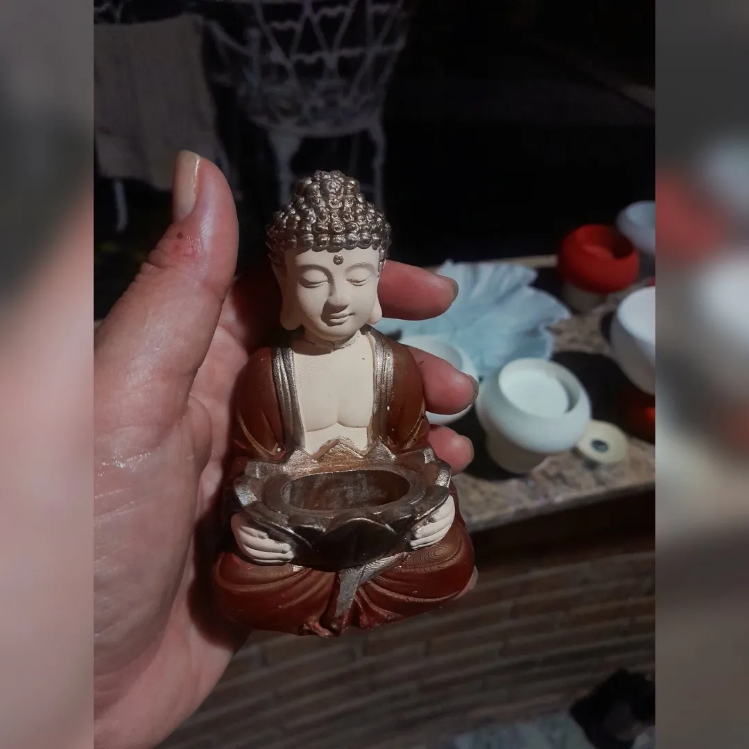 Buda em gesso pedra - foto 3
