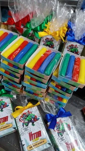 Lembrancinha Infantil Sabão Mágico - Sabonete Massinha - artesanato feito à mão por Juliana Biz - casa e bem estar