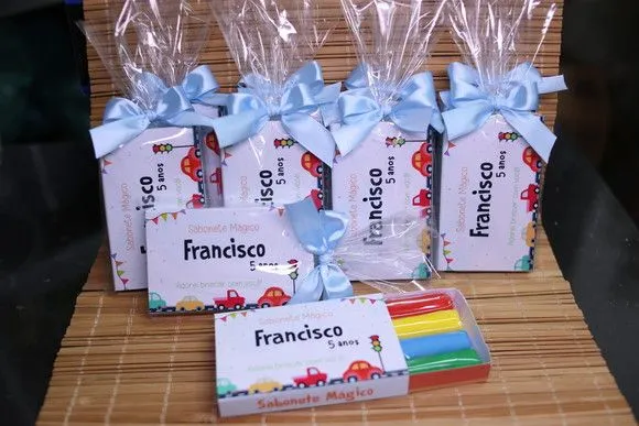 Lembrancinha Festa Infantil Sabonete Mágico de Massinha - foto 4