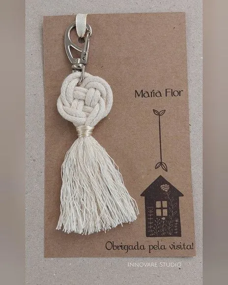 Chaveiro Macramé - Maternidade - foto 3
