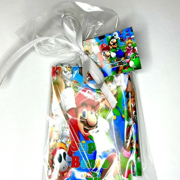 Bloquinho Super Mario Personalizado - artesanato feito à mão por Mi Papelaria Criativa