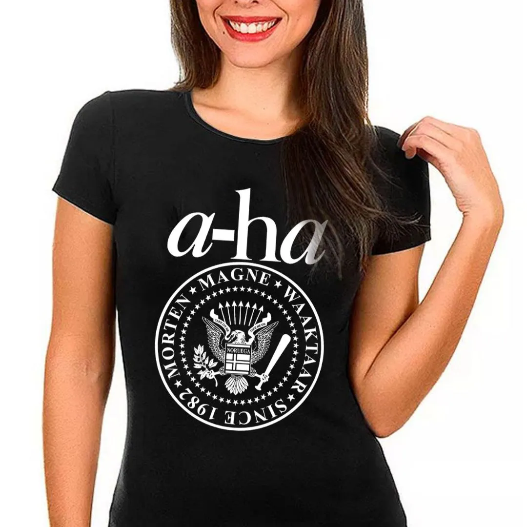Camiseta camisa banda a-Ha rock new wave anos 80, estampa exclusiva, cores variadas tamanhos unisex - foto 2