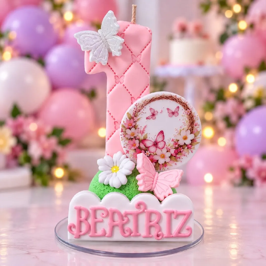 vela jardim encantado biscuit - foto 4
