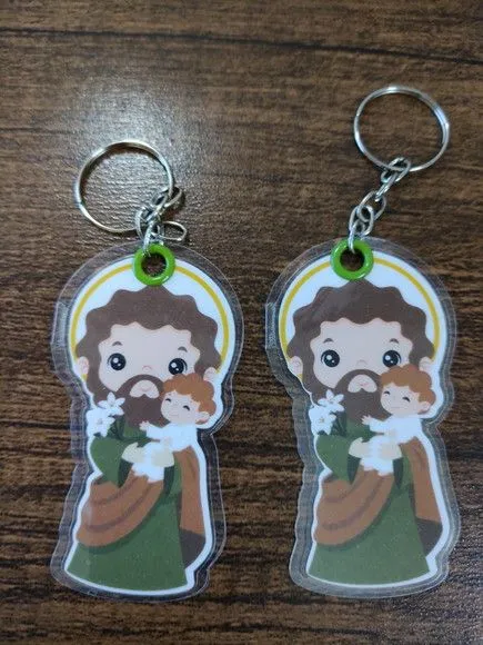 Chaveirinho de São José 7 cm - artesanato de Emejhu Personalizados