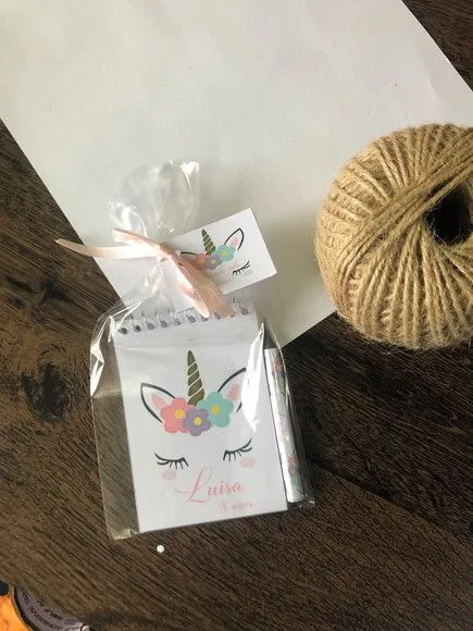 Bloquinho Unicórnio Personalizado - artesanato feito à mão por creativitybynina