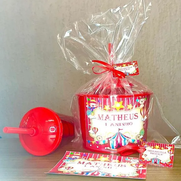 Kit Pipoca Personalizado - feito à mão por Mi Papelaria Criativa