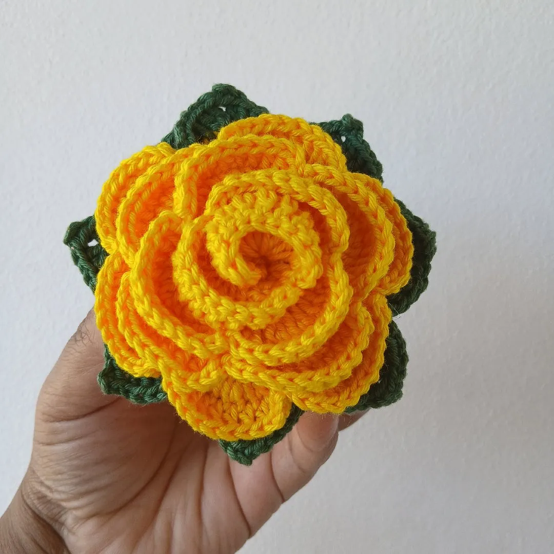 Sache para sabonete em flor de croche