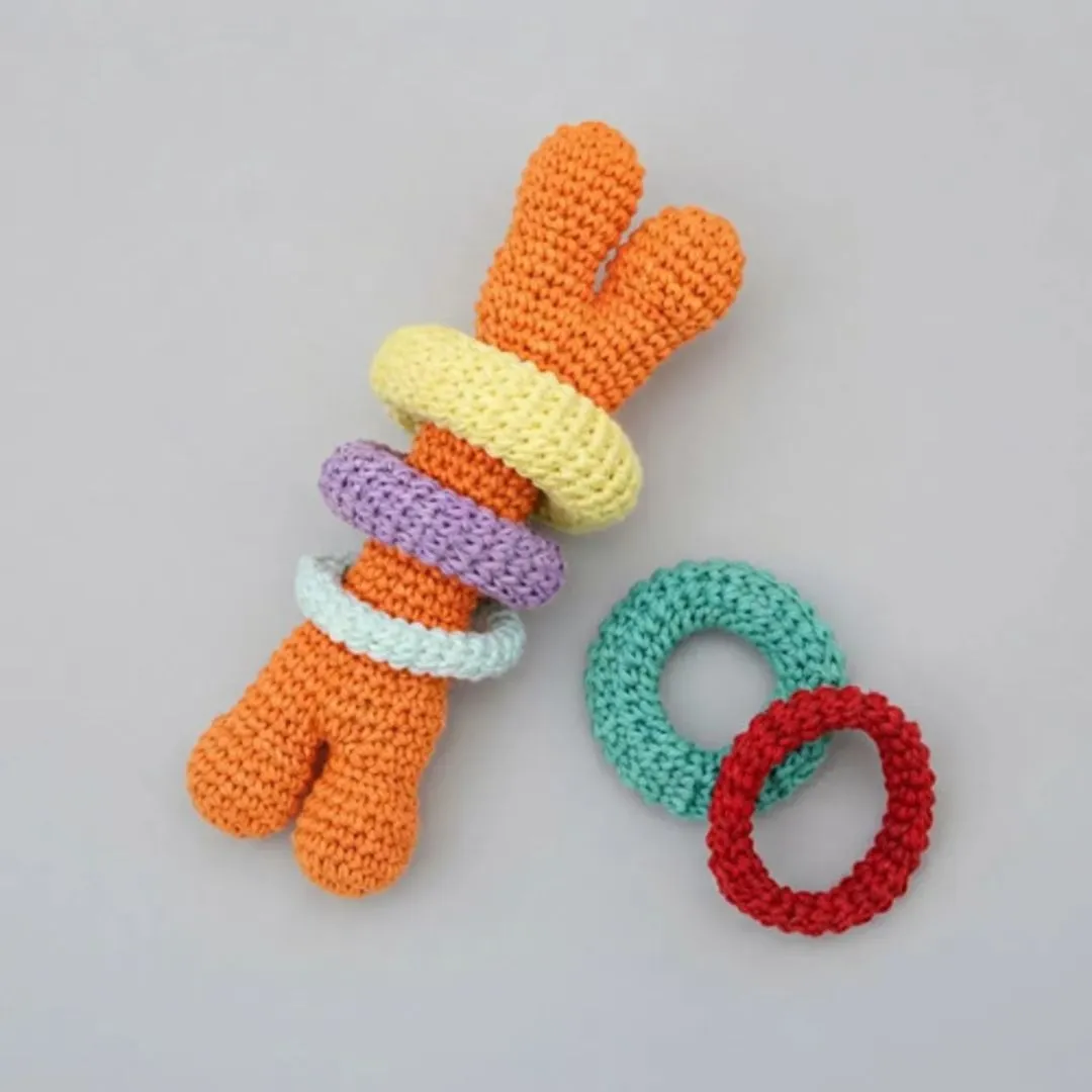 Osso Amigurumi Com Argolas Para Pets - artesanato feito à mão por AMIGUMARCIANO
