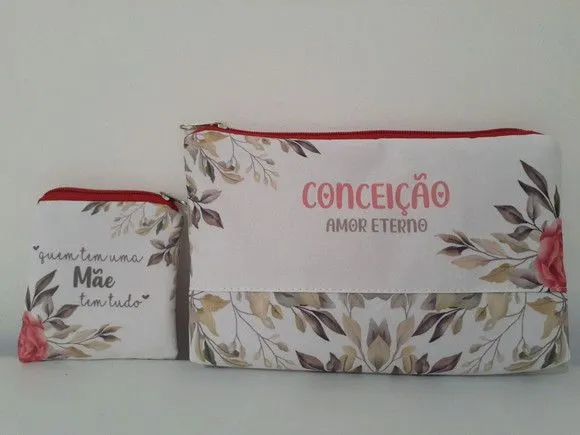 Kit necessaire e porta moedas Mãe - foto 3