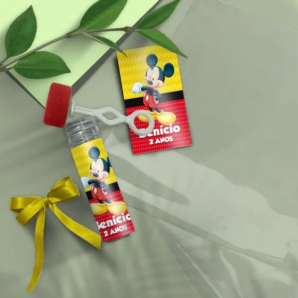 Bolha de Sabão - Mickey Personalizado