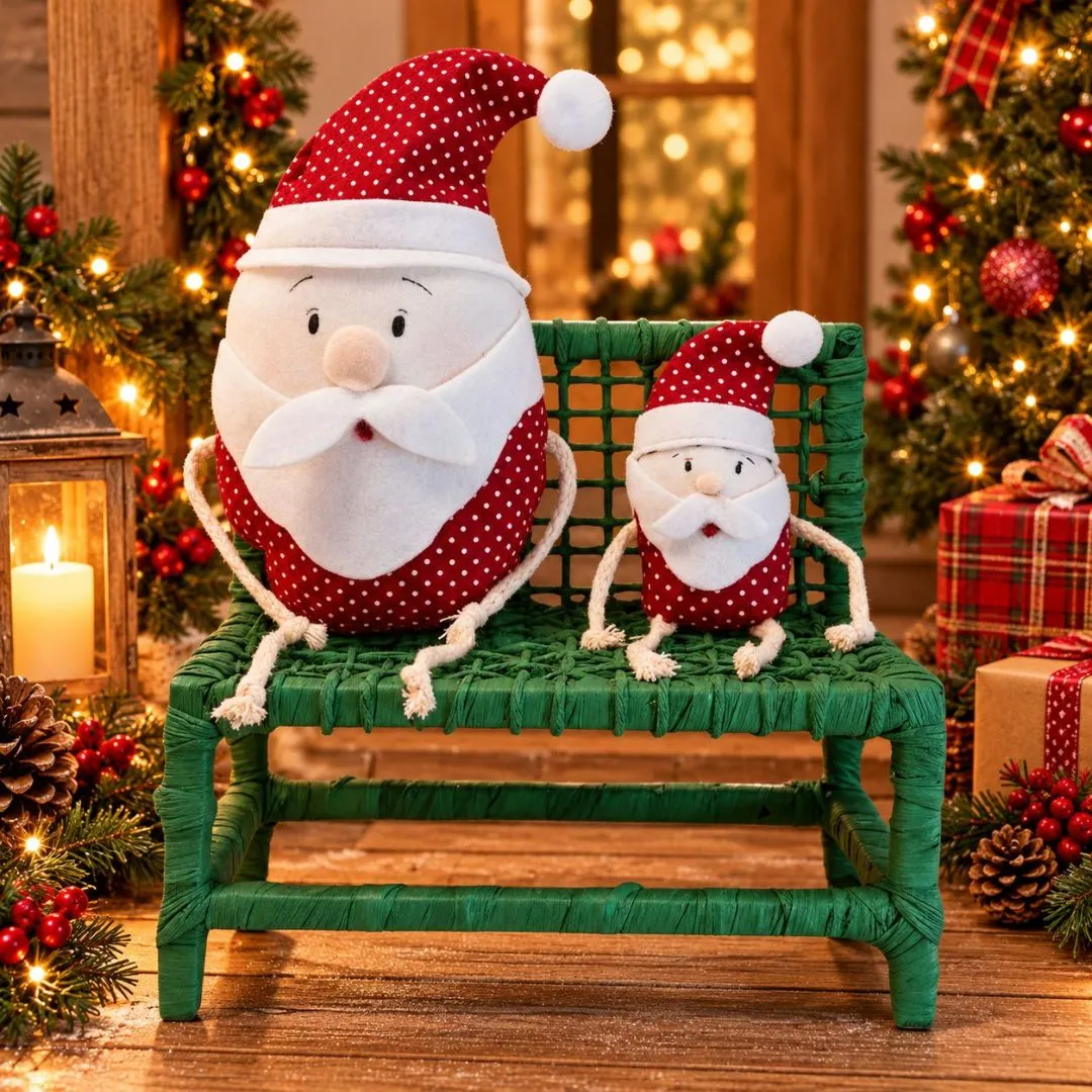 Papai Noel Pernolito - artesanato de Craft.Mimo