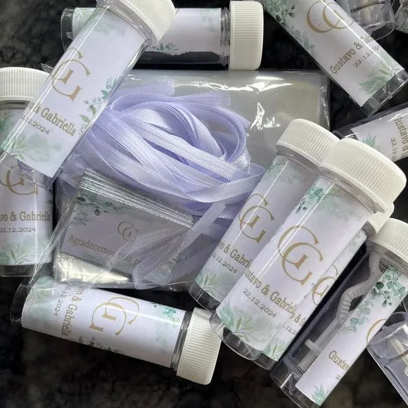 Bolha de Sabão Casamento Personalizada - foto 2