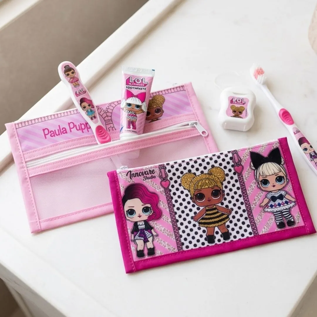 Necessaire Kit Higiene Bucal Infantil LOL Personalizada com Nome - foto 3