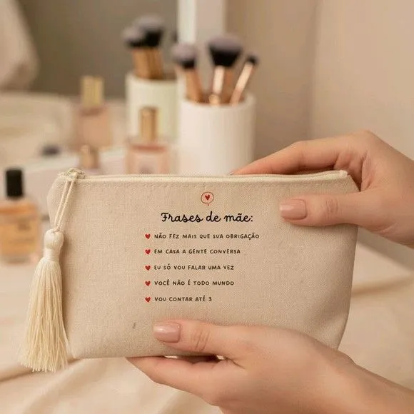 Necessaire Personalizada - Dia das Mães - feito à mão por Innovare Studio