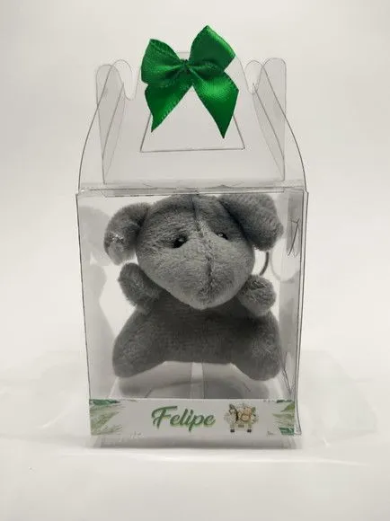 Pelúcia de Elefante Personalizado - artesanato feito à mão por creativitybynina