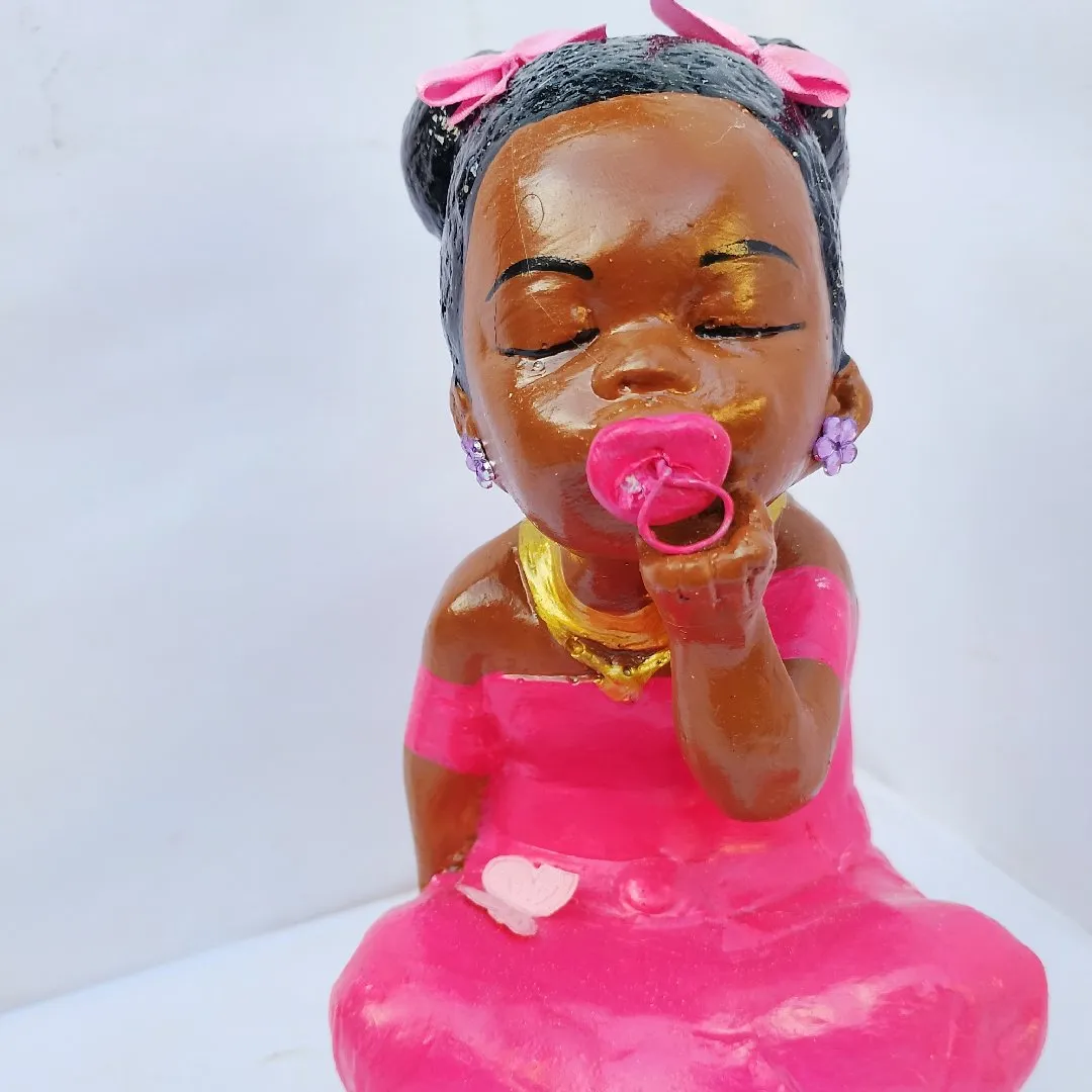 erê menina gesso 15 cm