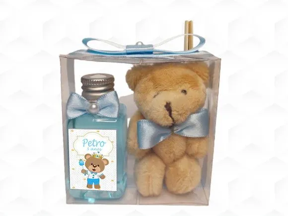 Aromatizador com Ursinho Personalizado - artesanato feito à mão por creativitybynina