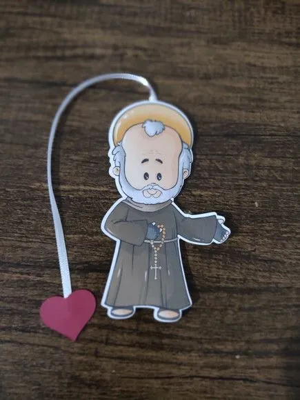 Marcador de Página 08 cm - Santo Padre Pio T