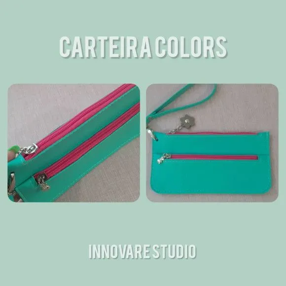 Carteira Colors - artesanato feito à mão por Innovare Studio