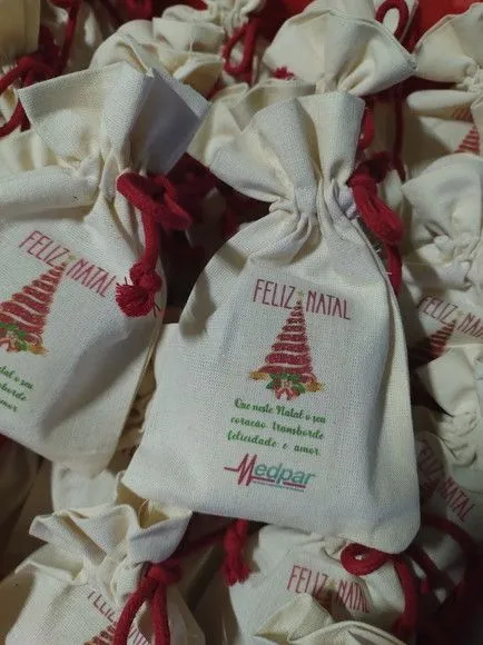 Sachês Personalizados Lembrancinha Amigos e Clientes Natal - foto 2