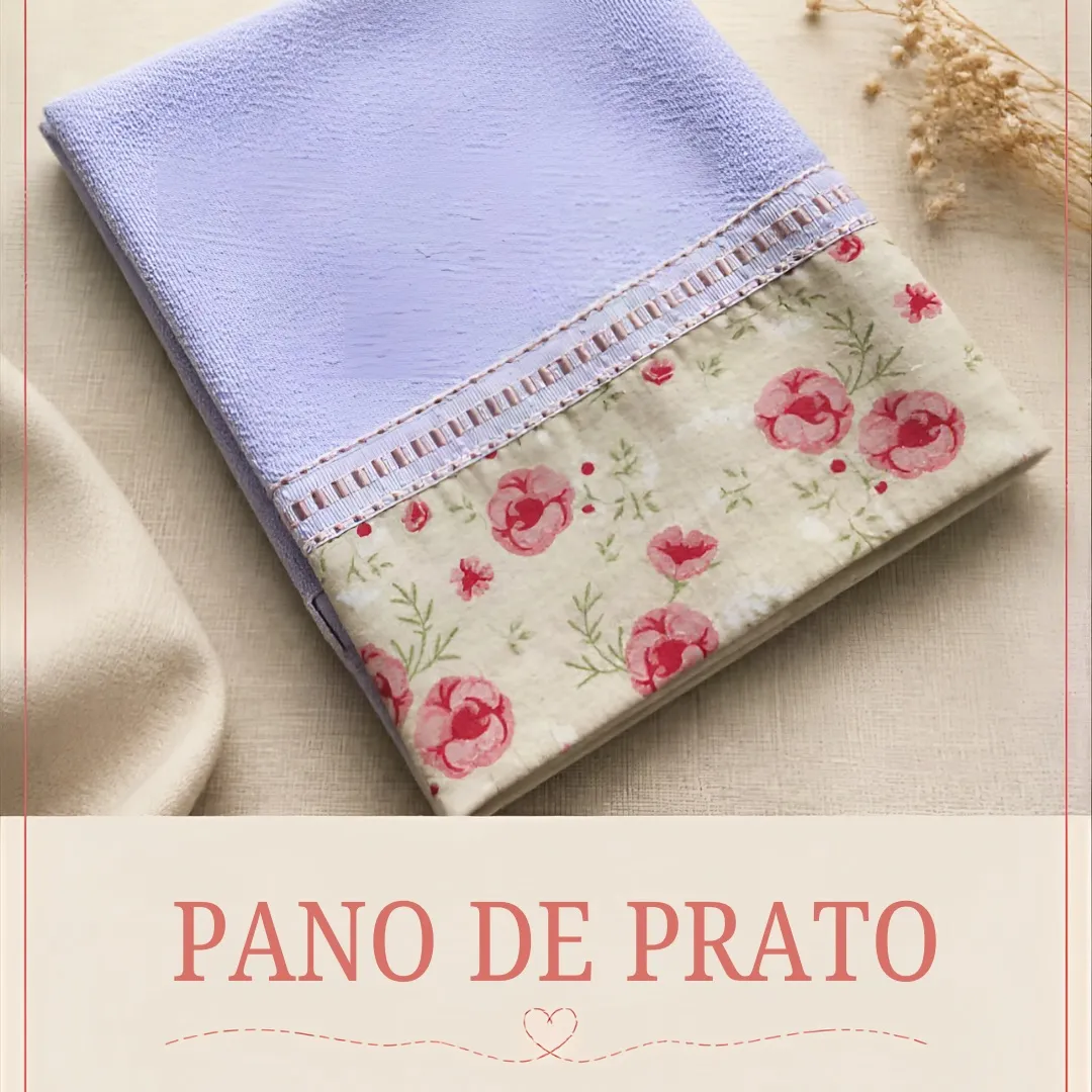 Pano de prato 5 - artesanato feito à mão por Djulik