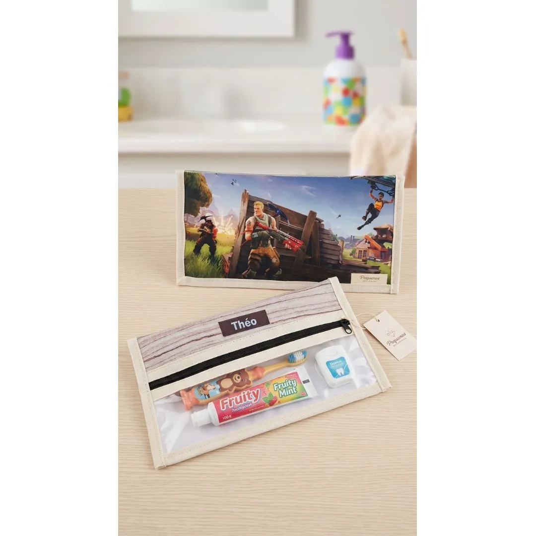 Necessaire Porta Kit de Higiene Bucal Personalizada com Visor Transparente - foto 3