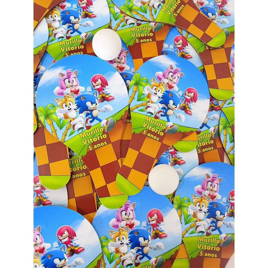 kit raquete personalizada (sonic) - foto 2