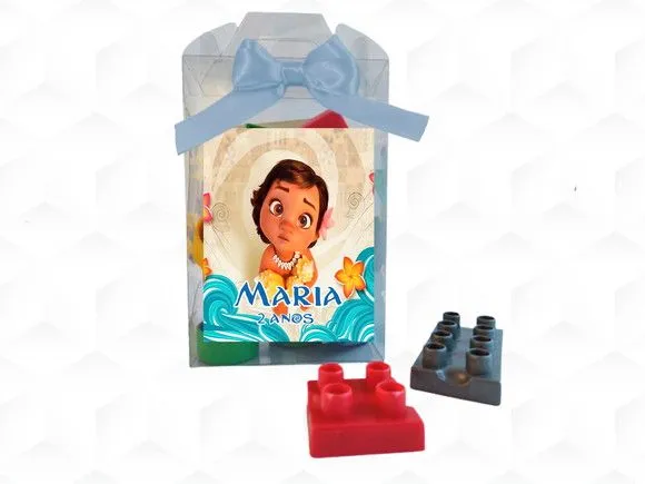 Bloco de Montar Moana Baby Personalizada - artesanato feito à mão por creativitybynina