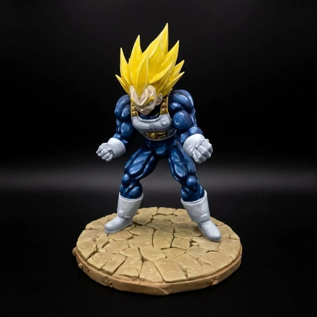 Estátua Vegeta Dragon Ball - Action Figure Colecionável 20cm - artesanato de Bebice Utilidades