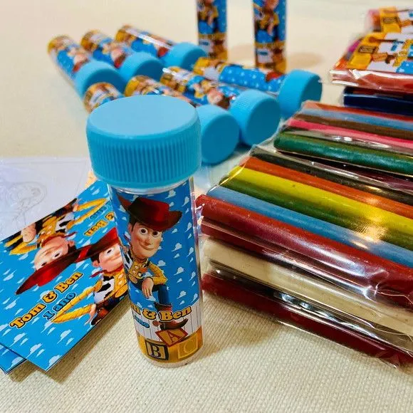 Kit Massinha + Giz + Bolha Toy Story Personalizado - foto 3