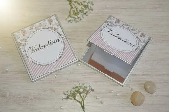 Lembrancinha Espelho - Rosa Personalizado - foto 3