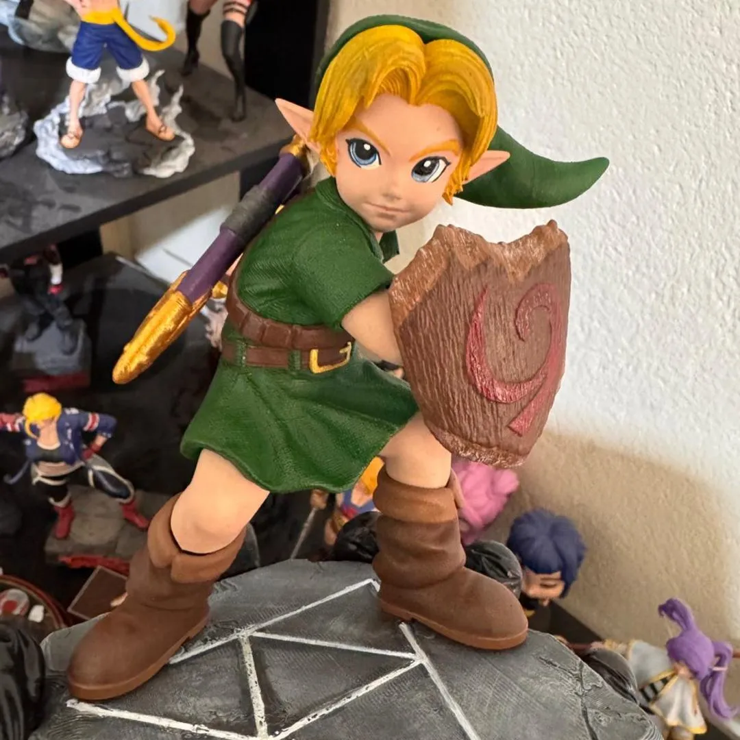 Boneco Action figure link zelda ocarina of time nintendo 64 A pronta Entrega - artesanato feito à mão por 3D BILLA