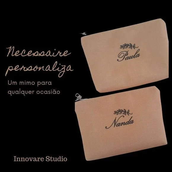 Necessaire personalizada - feito à mão por Innovare Studio