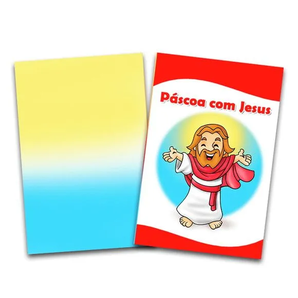 revista colorir páscoa com Jesus 14x10