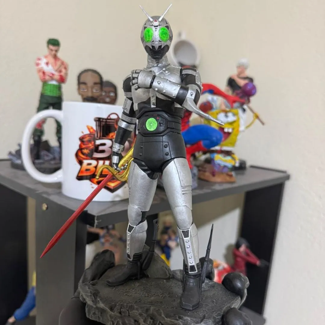 boneco shadow moon tokusatsu 20cm - foto 3