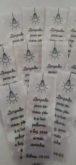 Marcador de páginas - PVC leitoso - foto 3