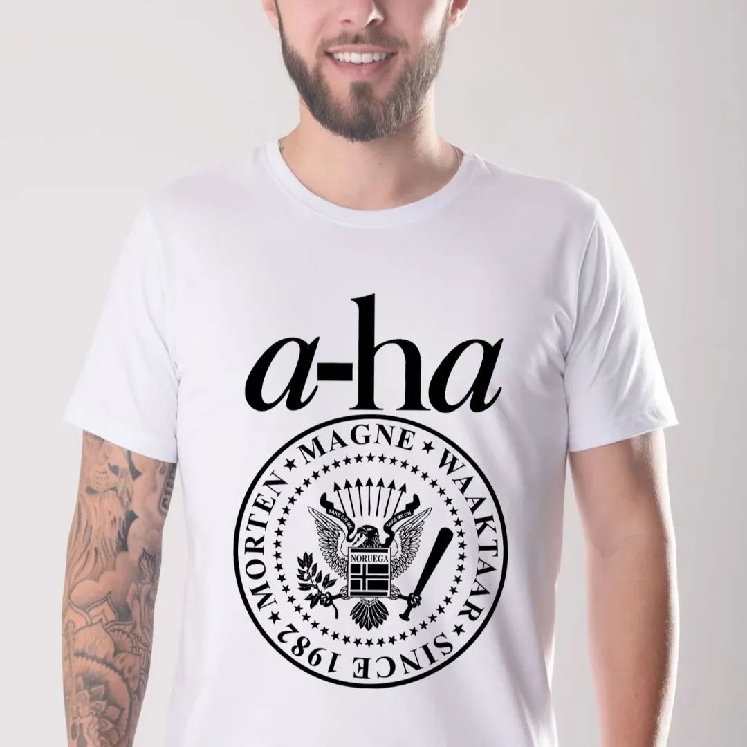 Camiseta camisa banda a-Ha rock new wave anos 80, estampa exclusiva, cores variadas tamanhos unisex - foto 3