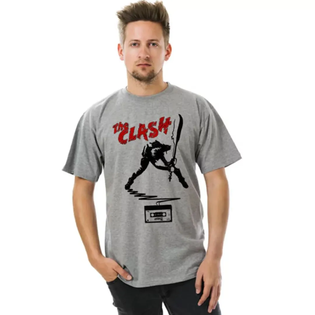 Camiseta The Clash, banda clássica anos 80, estampa exclusiva cores variadas tamanhos unisex - foto 5