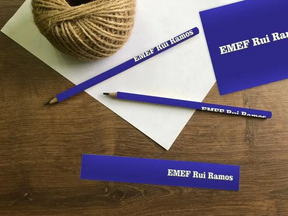 Lápis Personalizado - feito à mão por Mi Papelaria Criativa
