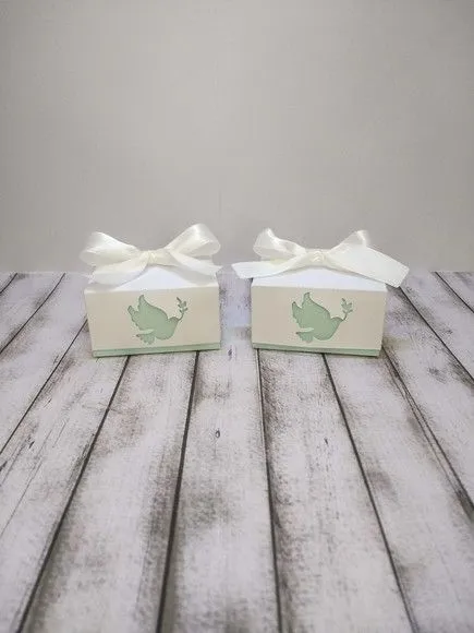 Caixinha para pão de mel batizado/comunhão - artesanato de Fina Essência Papelaria Personalizada