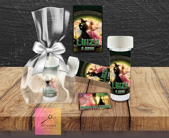 Bolha de Sabão Wicked Personalizada