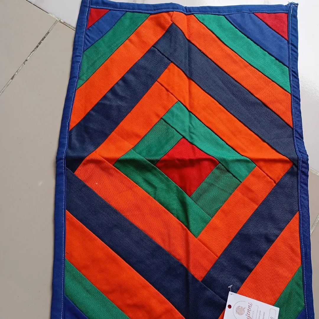 tapete de retalhos - artesanato feito à mão por lujenni artes