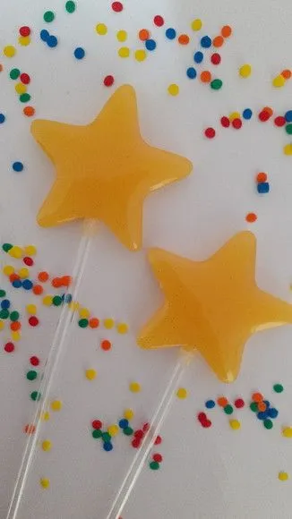 Estrelas Amarelas - artesanato feito à mão por Lollipops Cristal
