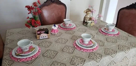 Mini Sousplat para "chá 12 Peças - foto 4