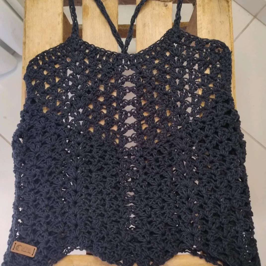 Blusa Crochet Costa Nua - foto 2
