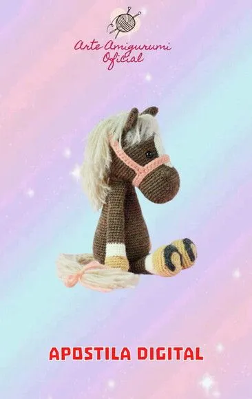 Receita Cavalinho Amigurumi - artesanato feito à mão por Arte Amigurumi Oficial