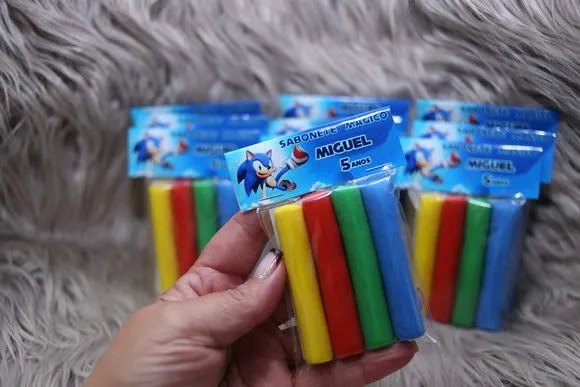 Lembrancinha Infantil Sabonete de Massinha - foto 4