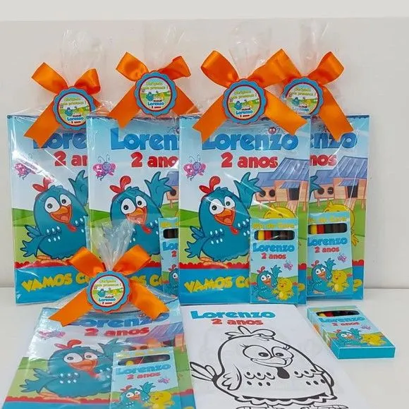 Revista Colorir Galinha Pintadinha Personalizada - artesanato feito à mão por Mi Papelaria Criativa
