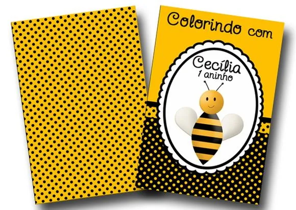 Revista para colorir Abelha 14x10
